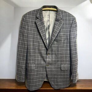 Peter Millar Gray Plaid Blazer